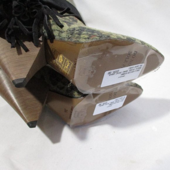 Isabel Marant Green Snakeskin Heeled Boots - Picture 5 of 10